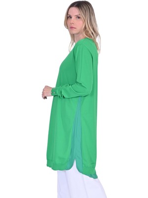 Gömlek Garnili Triko Tunik