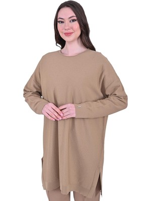 Petibör Triko Tunik Camel