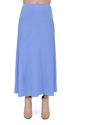 Aplikasyon Triko Etek Mavi