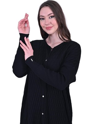 Valvür Triko Hırka Siyah