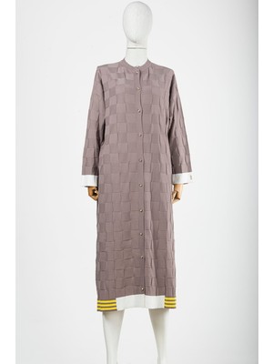 Kesme Triko Hırka Vizon