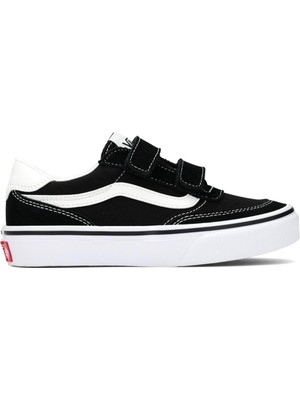 Vans   VN000DBRBA21 Brooklyn Ls V Spor Ayakkabı Siyah - Beyaz Erkek Çocuk İçin Konforlu Tasarım