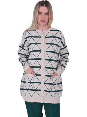 Kristal Triko Hırka Vanilya