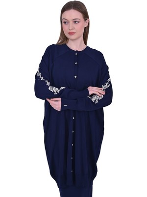 Güldalı Triko Hırka Lacivert