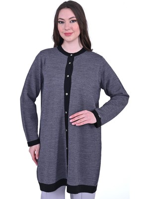 Defne Triko Yün Hırka Siyah