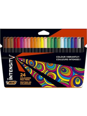 Bic Intensity Keçeli Boya Kalemi 24 Renk