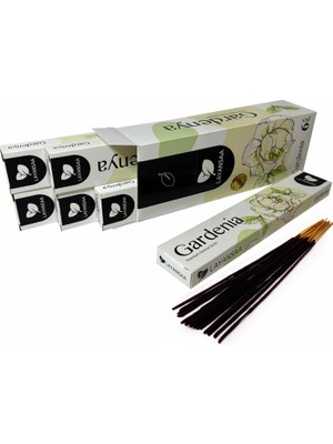 Layansaa Gardenya (Gardenia) Kokusu Özel Aroma Kokusu Agarbatti Arınma 20 Adet 1 Paket Çubuk Tütsü
