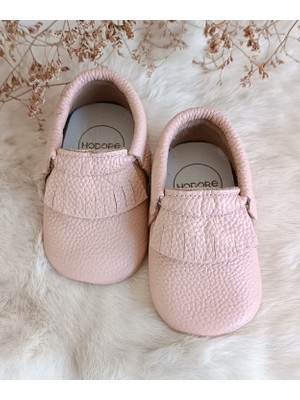 Rocco Pudra Hakiki Deri Bebek Patik Mokasen