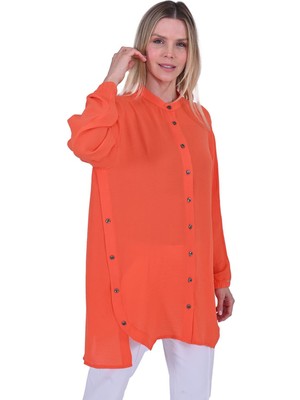 Caz Gömlek Oranj
