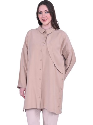 Bolero Modal Gömlek Camel