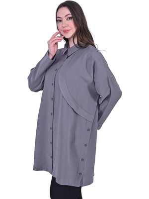 Bolero Modal Gömlek Antrasit