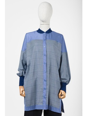 Kareli Gömlek Indigo