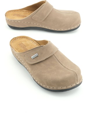 Gezer FEICHTINGEN Kadın Yazlık İç Taban Hakiki Deri Tek Cırtlı Ayarlanabilir Rahat Taban Günlük Terlik