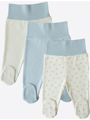 Organik New Dreams 3'lü Patikli Pantolon Mavi