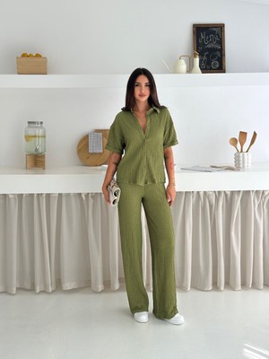 Gofre Kumaş Yazlık Ikili Takım GOFTK-2540