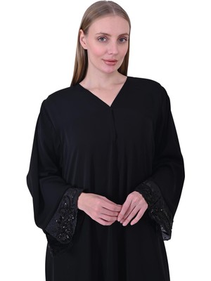 Kol Ucu Organzeli Ferraje Siyah