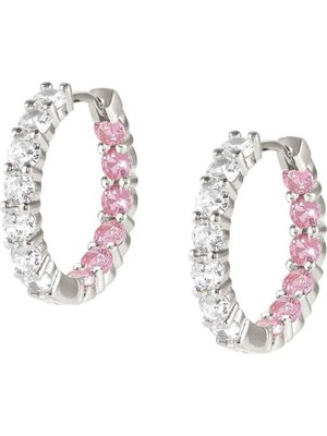 Chic&charm - Küpe - Pembe Yüzgeç, Gümüş