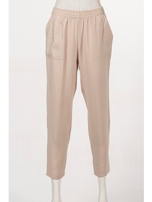 Tensi Havuç Pantolon Krem