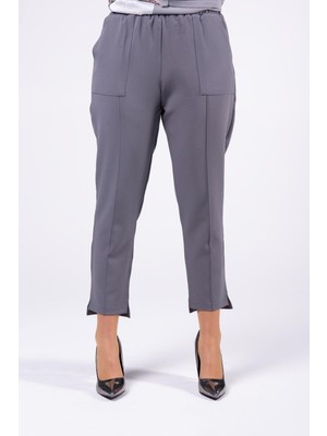 Havuç Pantolon Koyu Gri