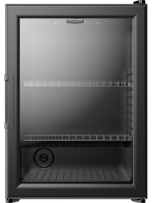 Elektromarla INV-MC45 All Black Edition Inverter Camlı Minibar Mini Buzdolabı