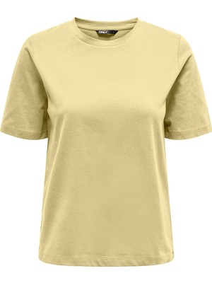 Only Bayan Tek Renk Tişört 15270390