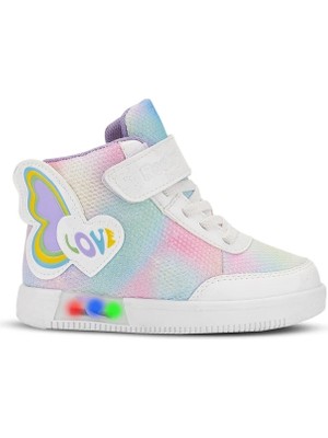 Love Ortopedik Kız Çocuk Işıklı Sneaker ve Günlük Spor Ayakkabı