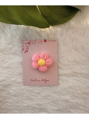 Az Saçlı ve Saçsız Bebek Tokası(Papatya)