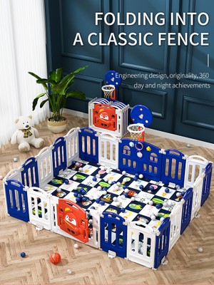 "renkli Penguen  Kapılı Oyun Alanı – Güvenli ve Eğlenceli Bir Dünya!" (Kolay Kurulum ,katlanabilir)