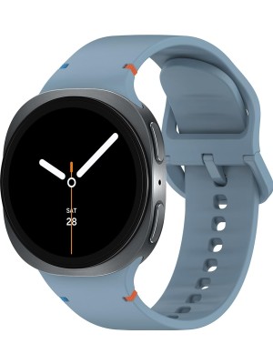 Galaxy Watch 8 / Classic / 2025 Serisi 40 mm / 44 mm / 46 mm Uyumlu Su Geçirmez Yumuşak Silikon Spor Kayış (20 mm)
