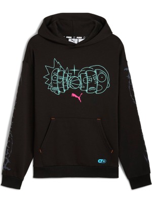 Puma Rick And Morty Hoodie Erkek Yetişkin Sweatshirt