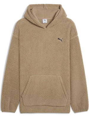 Puma Ess Elevated Sherpa Hoodie Erkek Yetişkin Sweatshirt