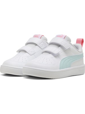 Puma Rickie V Inf Unisex Bebek Sneaker Beyaz Renk Düz Tabanlı Çocuk Ayakkabısı