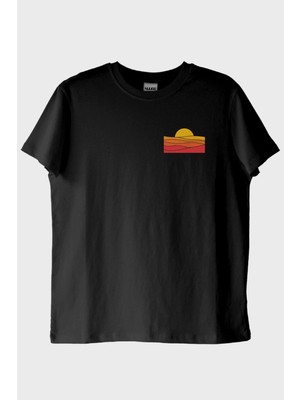 NUUGG Güneş Baskılı Minimalist T-Shirt