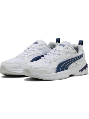 Puma Milenio Tech 2000 Unisex Yetişkin Sneaker Beyaz Renk Düz Tabanlı Nefes Alabilir Yapı ile Koşu ve Yürüyüş İçin İdeal