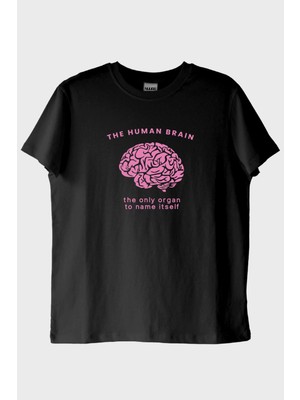 NUUGG The Human Brain Baskılı Tasarım Tişört