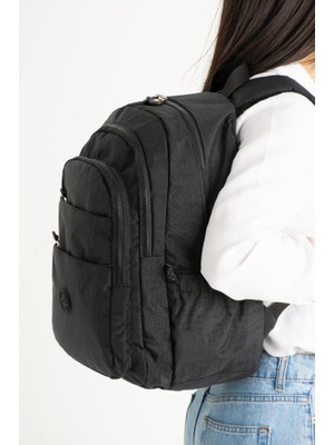 Unisex Okul Çantası Klinkır Kumaş Sırt Çantası Çok Cepli Hafif Yağmur Geçirmez 42*30 cm