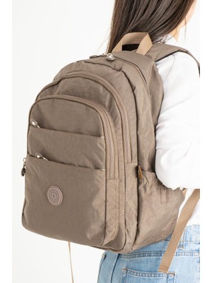 Unisex Okul Çantası Klinkır Kumaş Sırt Çantası Çok Cepli Hafif Yağmur Geçirmez 42*30 cm