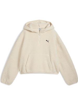 Puma Wardrobe Ess Polar Fl Hoodie Kadın Yetişkin Sweatshirt