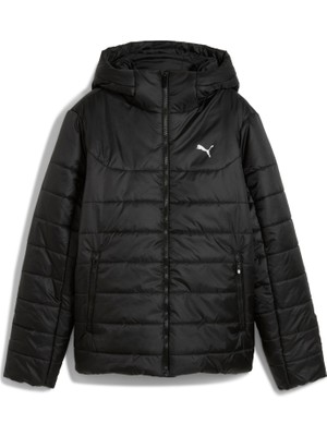 Puma Kadın Ess Hooded Padded Ceket XS Spor Kesim Siyah Renkli Yetişkin Mont