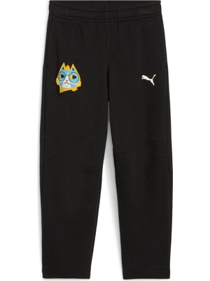 Puma Moody Cat Çocuk Siyah Eşofman Altı