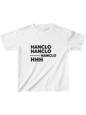 Unisex Çocuk Baskılı T-Shirt - Beyaz