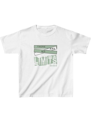 Unisex Çocuk Baskılı T-Shirt - Beyaz