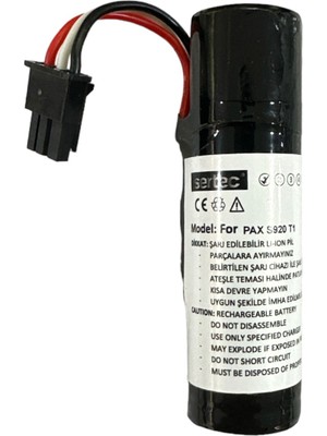 Pax S920 Pos Uyumlu Batarya