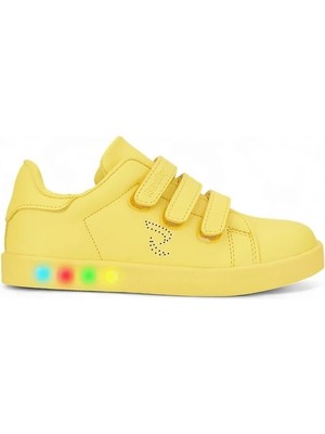 Simple Cırt Cırtlı Bağcıksız Rahat Günlük Kullanım Ortopedik Işıklı Spor Ayakkabı ve Sneaker