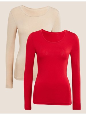 Marks & Spencer 2'li Heatgen™ Uzun Kollu Termal Atlet Seti