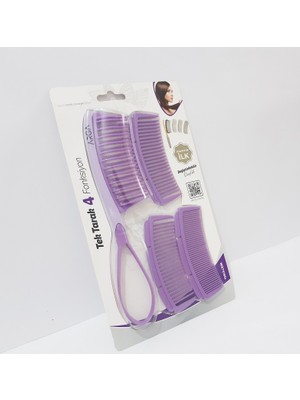 Saç Tarak 4 Fonksiyonlu Değiştirilebilir Başlıklı Saç Tarağı Kadın Tarak