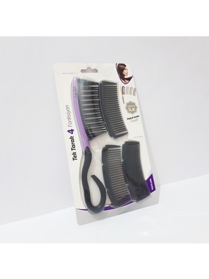 Saç Tarak 4 Fonksiyonlu Değiştirilebilir Başlıklı Saç Tarağı Kadın Tarak