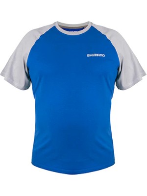 SHIMANO Short Sleeve T-Shirt Blue