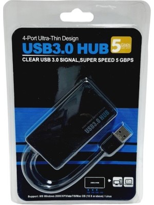 Gabble GAB-PUC304 Slim 4 Port USB 3.0 Çoklayıcı