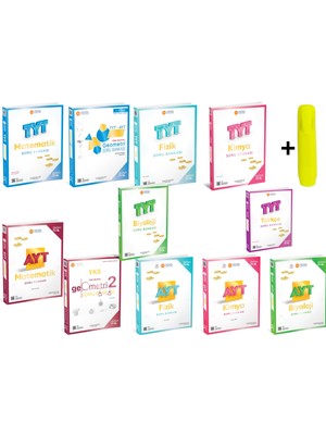 ÜçDörtBeş Yayınları Tyt Ayt Tüm Dersler Soru Bankası Seti 11 Kitap Yeni